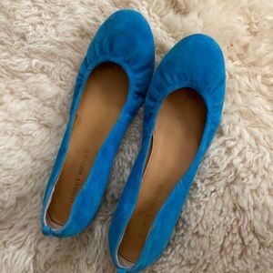 Blue suede shoes